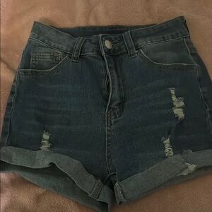 Denim Blue Women's Shorts